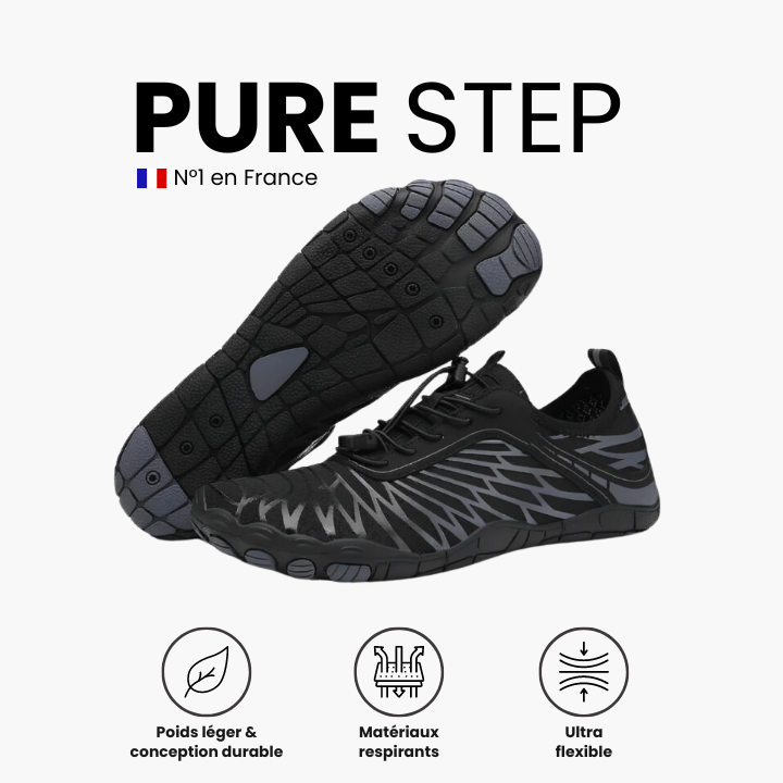 Pure Step | chaussures pieds nus saines et antidérapantes (UNISEXES)