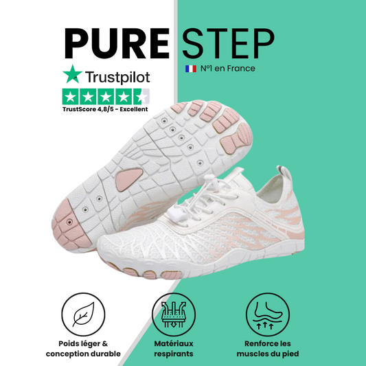 Pure Step | Chaussures pieds nus - Saines et antidérapantes. (UNISEXE)