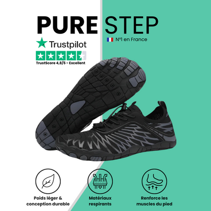 Pure Step | Chaussures pieds nus - Saines et antidérapantes. (UNISEXE)