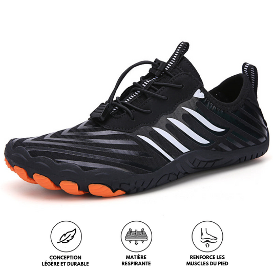Calder Orthopro - Chaussures de sport et chaussures universelles antidérapantes pour pieds nus